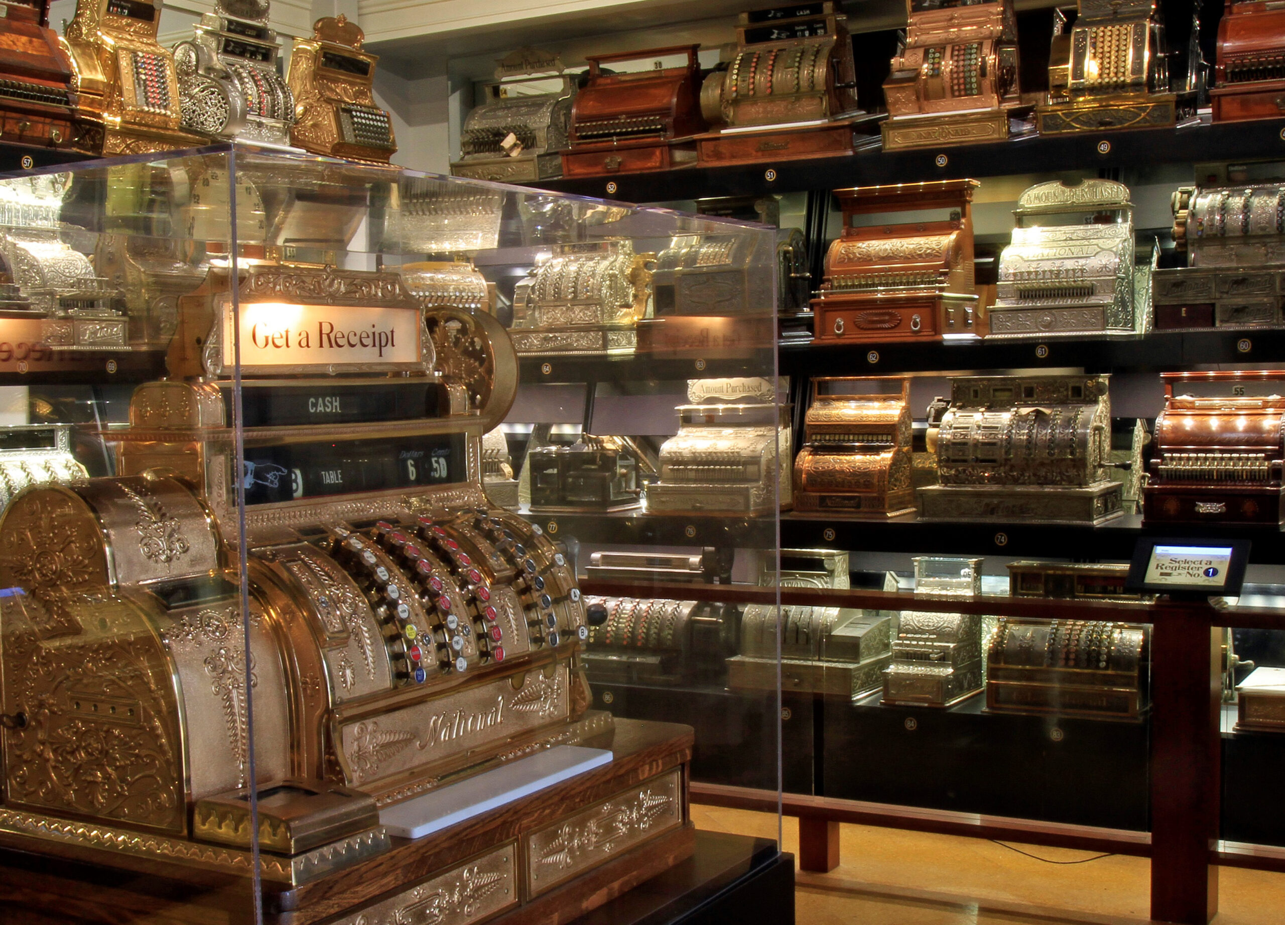 NCR Cash Register Exhibit